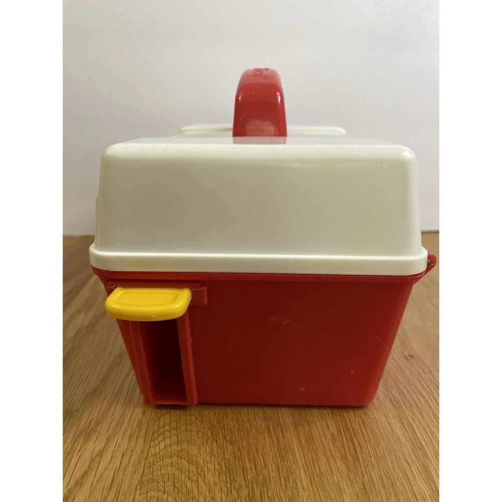 Vintage 1991 Fisher Price Baby's First Sewing‎ Box Kit Preschool Activity Toy